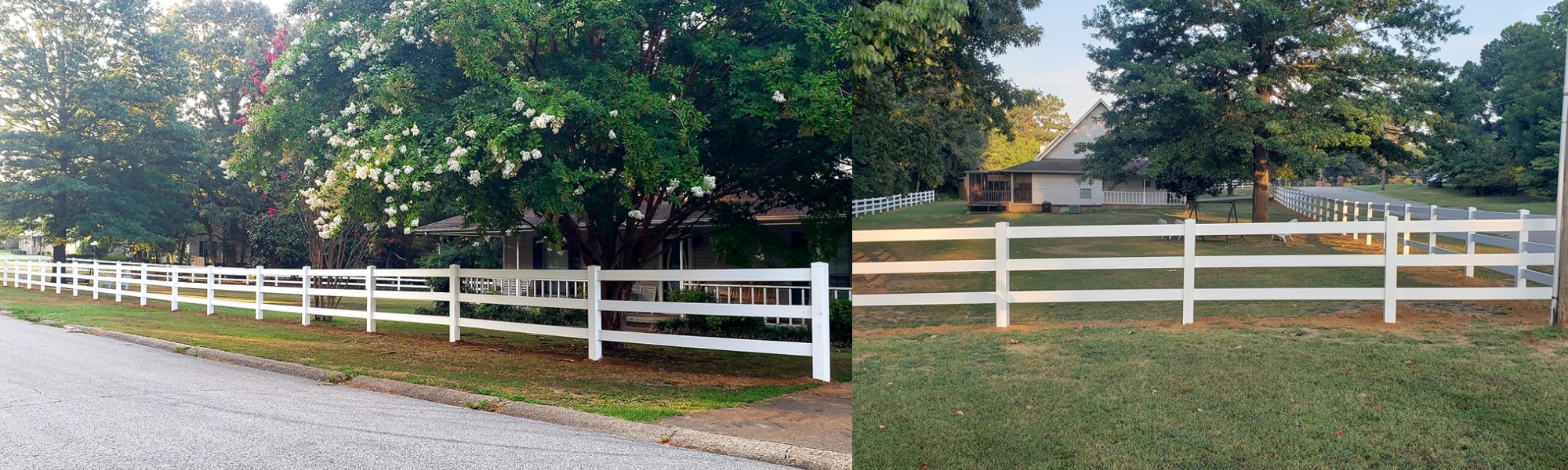 ranch fencing collage